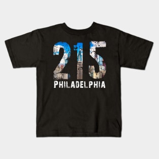 Philadelphia 215 Philly 215 Pennsylvania Kids T-Shirt